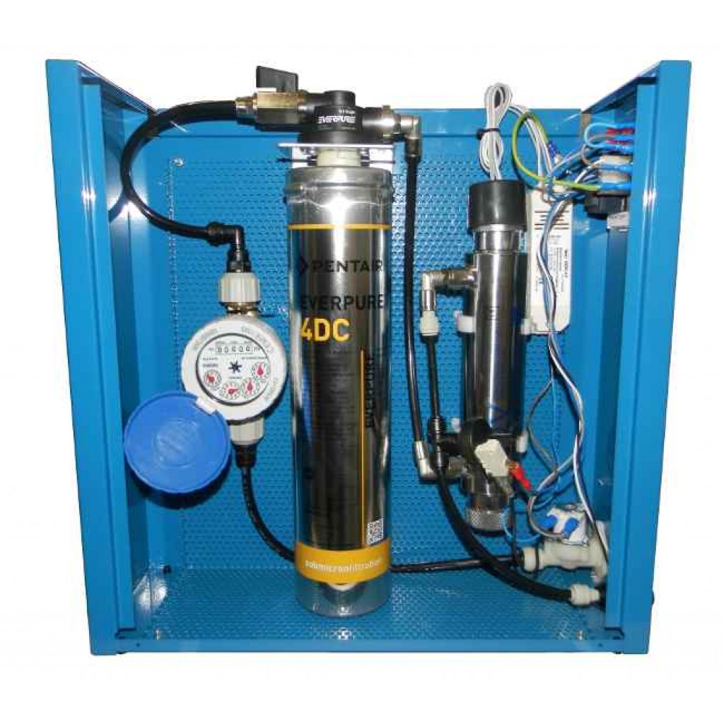 Kit di filtrazione Everpure 4C+ UV e contalitri digitale